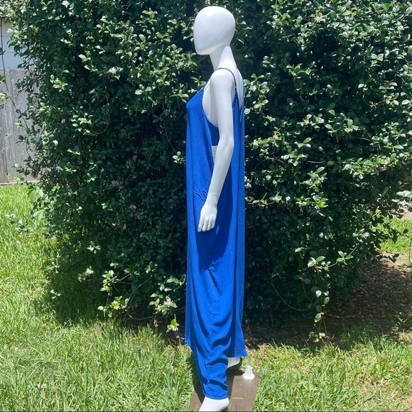 💋NWT LOVESTITCH Boho Flowing Gauze Maxi Slip Dress - Picture 7 of 11